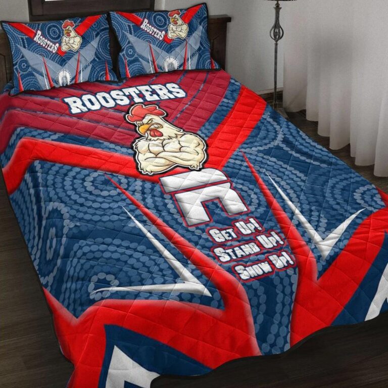 National Rugby League store - Loyal fans of Sydney Roosters's Quilt + 1/2 Pillow Cases:vintage National Rugby League suit,uniform,apparel,shirts,merch,hoodie,jackets,shorts,sweatshirt,outfits,clothes