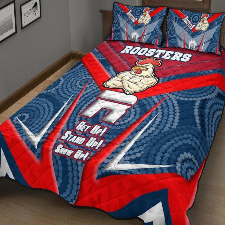 National Rugby League store - Loyal fans of Sydney Roosters's Quilt + 1/2 Pillow Cases:vintage National Rugby League suit,uniform,apparel,shirts,merch,hoodie,jackets,shorts,sweatshirt,outfits,clothes