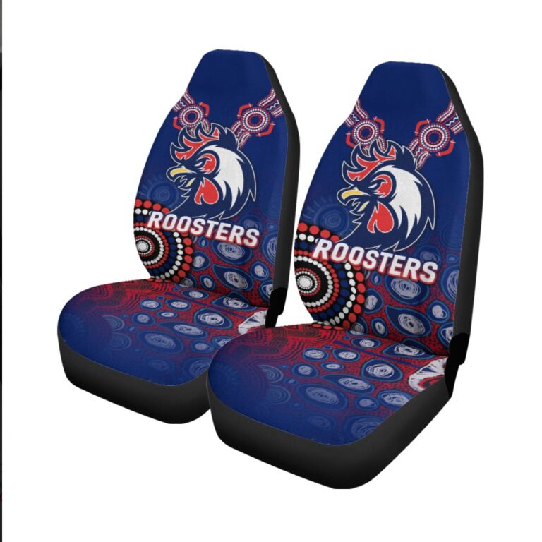 National Rugby League store - Loyal fans of Sydney Roosters's Set 2 Car Seat Cover:vintage National Rugby League suit,uniform,apparel,shirts,merch,hoodie,jackets,shorts,sweatshirt,outfits,clothes
