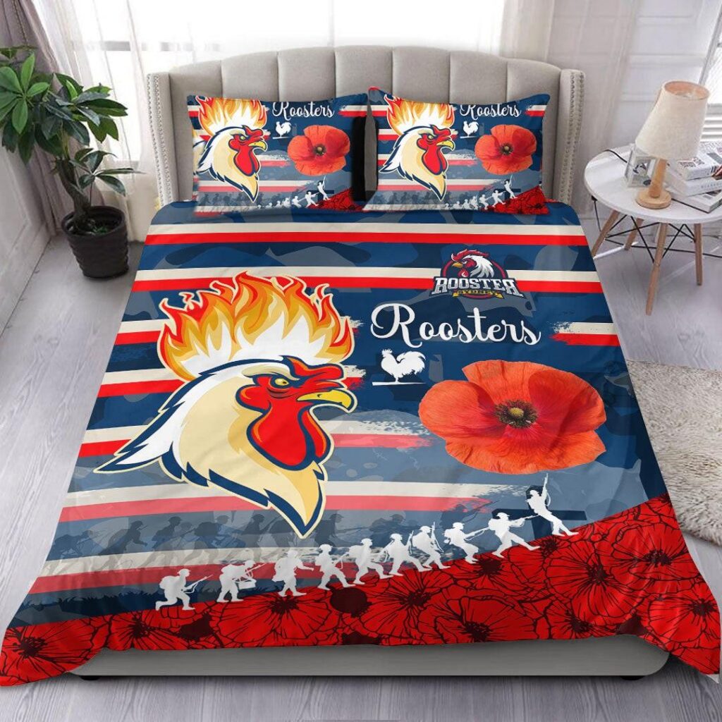 National Rugby League store - Loyal fans of Sydney Roosters's Bedding Duvet Cover + 1/2 Pillow Cases:vintage National Rugby League suit,uniform,apparel,shirts,merch,hoodie,jackets,shorts,sweatshirt,outfits,clothes