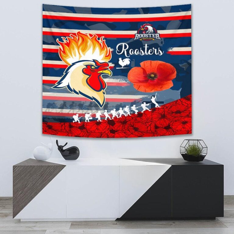 National Rugby League store - Loyal fans of Sydney Roosters's Wall Tapestry:vintage National Rugby League suit,uniform,apparel,shirts,merch,hoodie,jackets,shorts,sweatshirt,outfits,clothes