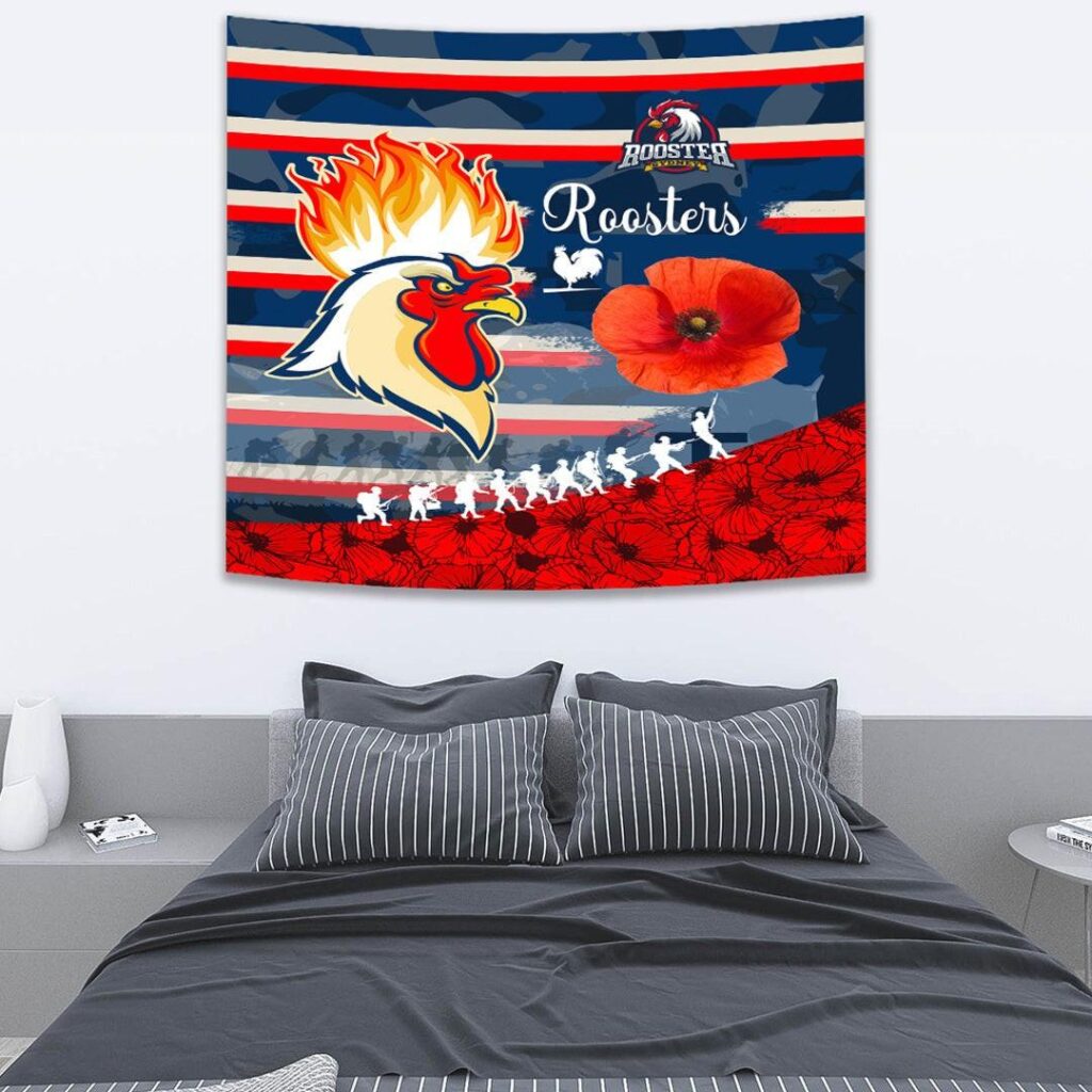 National Rugby League store - Loyal fans of Sydney Roosters's Wall Tapestry:vintage National Rugby League suit,uniform,apparel,shirts,merch,hoodie,jackets,shorts,sweatshirt,outfits,clothes