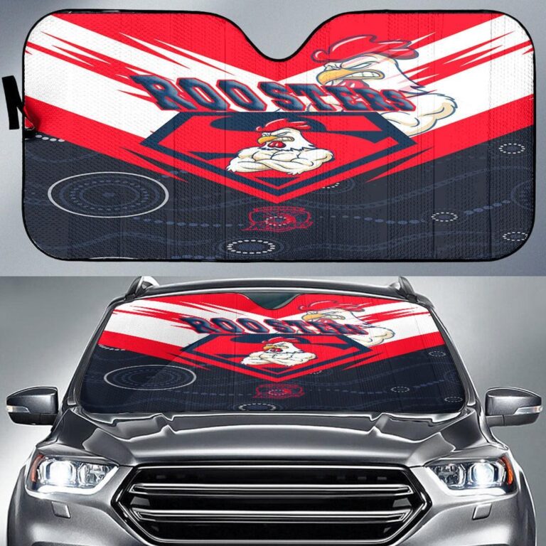 National Rugby League store - Loyal fans of Sydney Roosters's Auto Sun Shades:vintage National Rugby League suit,uniform,apparel,shirts,merch,hoodie,jackets,shorts,sweatshirt,outfits,clothes