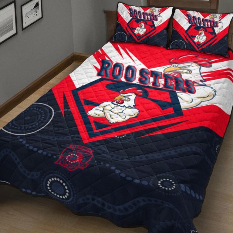 National Rugby League store - Loyal fans of Sydney Roosters's Quilt + 1/2 Pillow Cases:vintage National Rugby League suit,uniform,apparel,shirts,merch,hoodie,jackets,shorts,sweatshirt,outfits,clothes