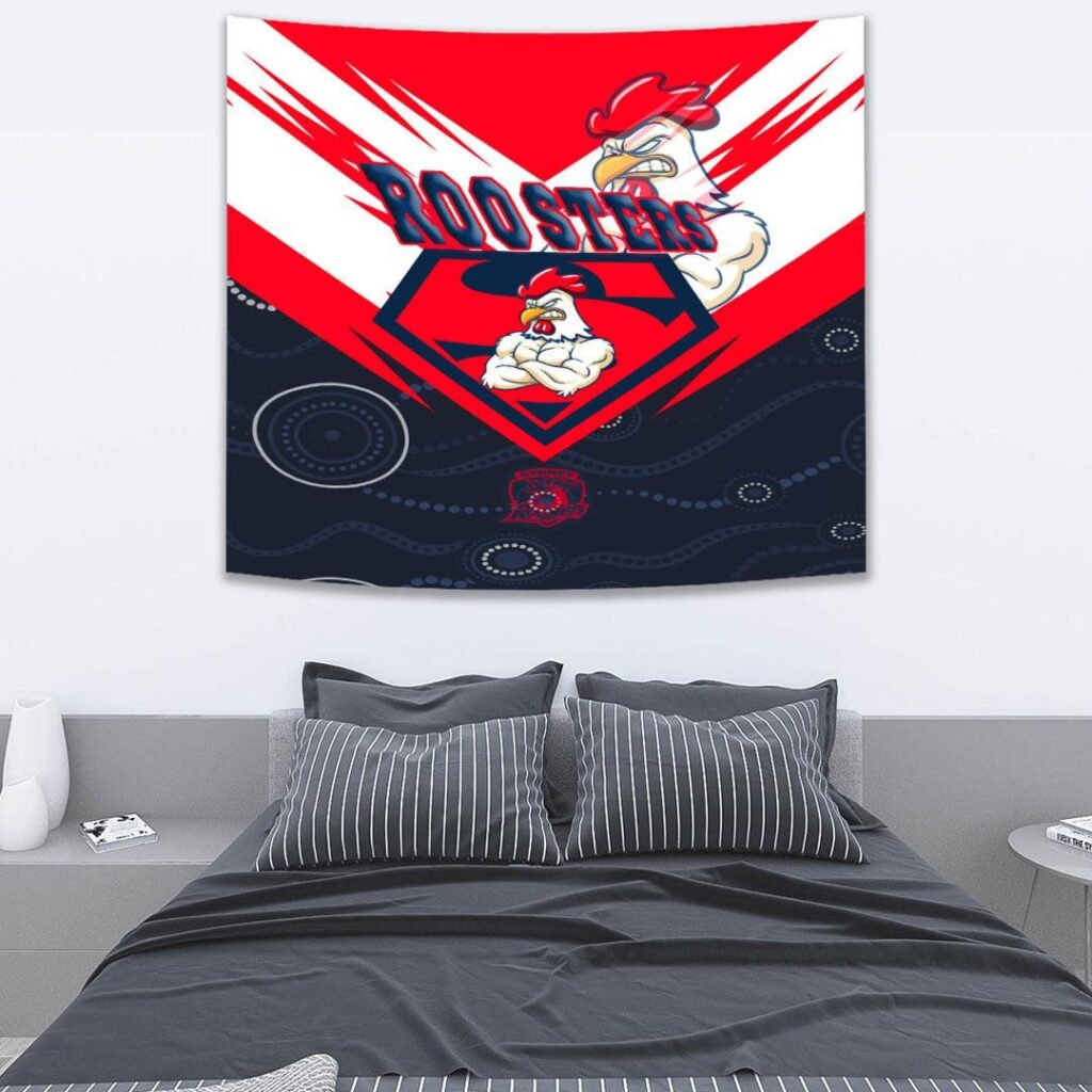 National Rugby League store - Loyal fans of Sydney Roosters's Wall Tapestry:vintage National Rugby League suit,uniform,apparel,shirts,merch,hoodie,jackets,shorts,sweatshirt,outfits,clothes