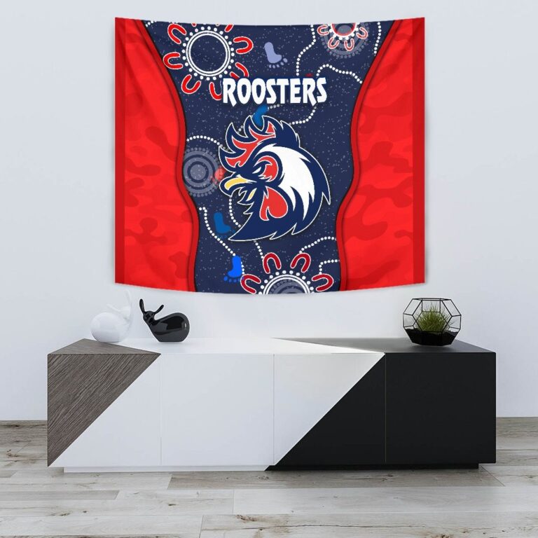 National Rugby League store - Loyal fans of Sydney Roosters's Wall Tapestry:vintage National Rugby League suit,uniform,apparel,shirts,merch,hoodie,jackets,shorts,sweatshirt,outfits,clothes