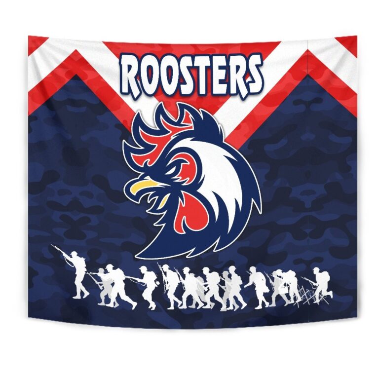 National Rugby League store - Loyal fans of Sydney Roosters's Wall Tapestry:vintage National Rugby League suit,uniform,apparel,shirts,merch,hoodie,jackets,shorts,sweatshirt,outfits,clothes