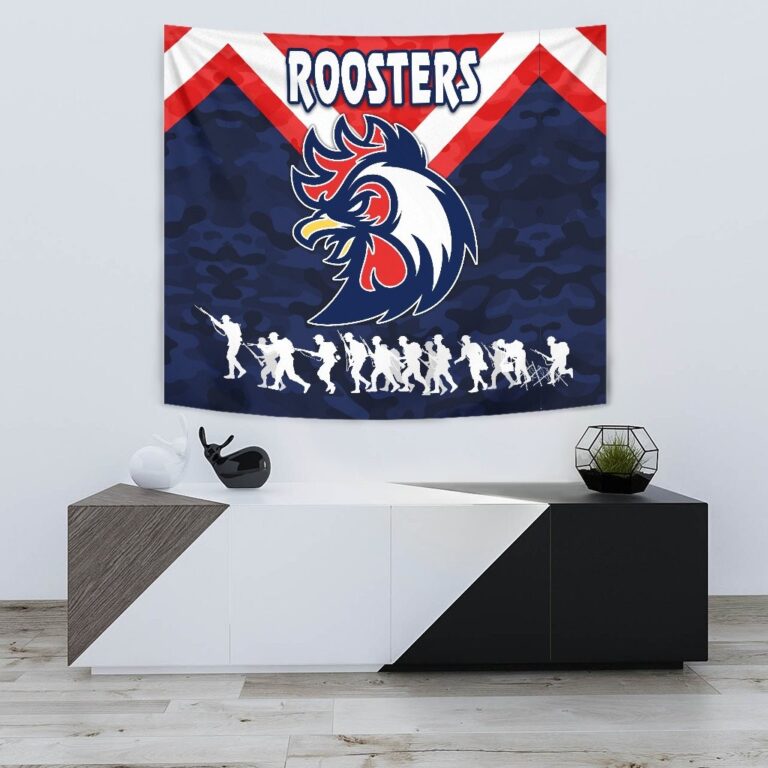National Rugby League store - Loyal fans of Sydney Roosters's Wall Tapestry:vintage National Rugby League suit,uniform,apparel,shirts,merch,hoodie,jackets,shorts,sweatshirt,outfits,clothes