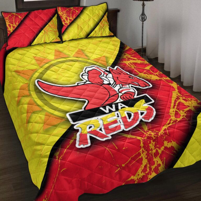 National Rugby League store - Loyal fans of Western Reds's Quilt + 1/2 Pillow Cases:vintage National Rugby League suit,uniform,apparel,shirts,merch,hoodie,jackets,shorts,sweatshirt,outfits,clothes