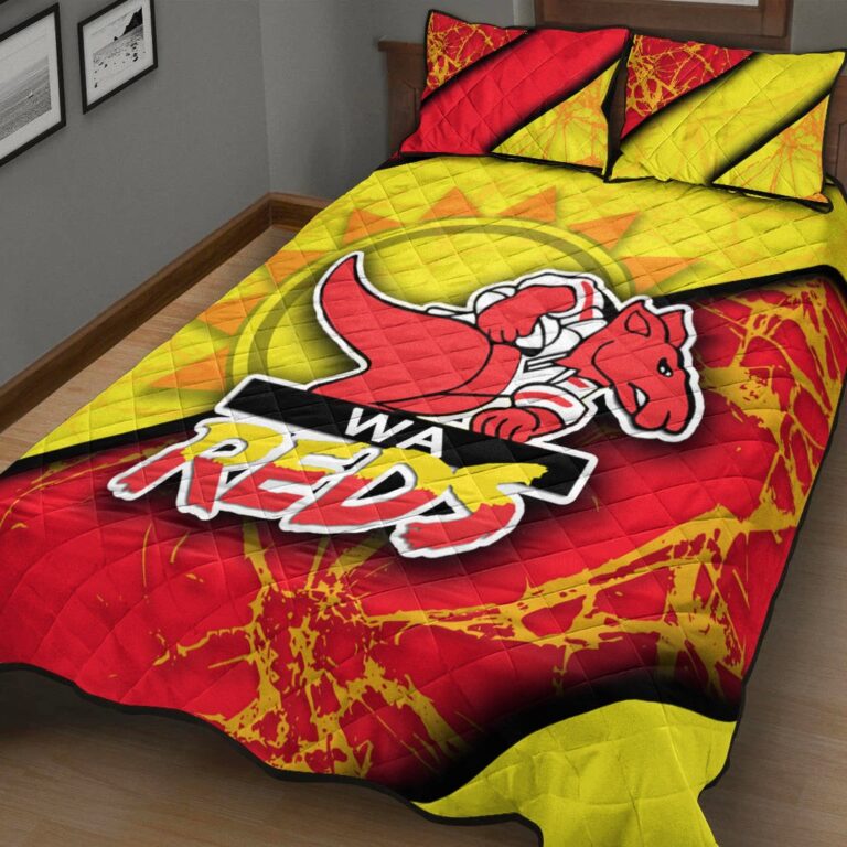 National Rugby League store - Loyal fans of Western Reds's Quilt + 1/2 Pillow Cases:vintage National Rugby League suit,uniform,apparel,shirts,merch,hoodie,jackets,shorts,sweatshirt,outfits,clothes