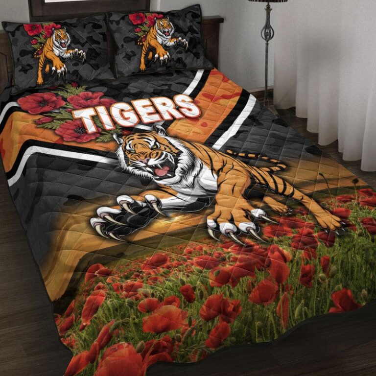 National Rugby League store - Loyal fans of Wests Tigers's Quilt + 1/2 Pillow Cases:vintage National Rugby League suit,uniform,apparel,shirts,merch,hoodie,jackets,shorts,sweatshirt,outfits,clothes