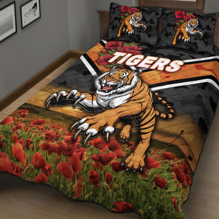 National Rugby League store - Loyal fans of Wests Tigers's Quilt + 1/2 Pillow Cases:vintage National Rugby League suit,uniform,apparel,shirts,merch,hoodie,jackets,shorts,sweatshirt,outfits,clothes