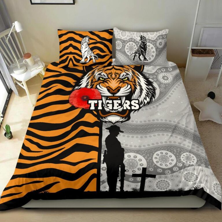 National Rugby League store - Loyal fans of Wests Tigers's Bedding Duvet Cover + 1/2 Pillow Cases:vintage National Rugby League suit,uniform,apparel,shirts,merch,hoodie,jackets,shorts,sweatshirt,outfits,clothes