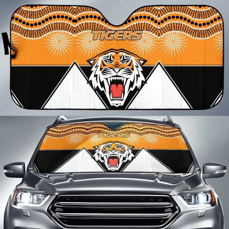 National Rugby League store - Loyal fans of Wests Tigers's Auto Sun Shades:vintage National Rugby League suit,uniform,apparel,shirts,merch,hoodie,jackets,shorts,sweatshirt,outfits,clothes