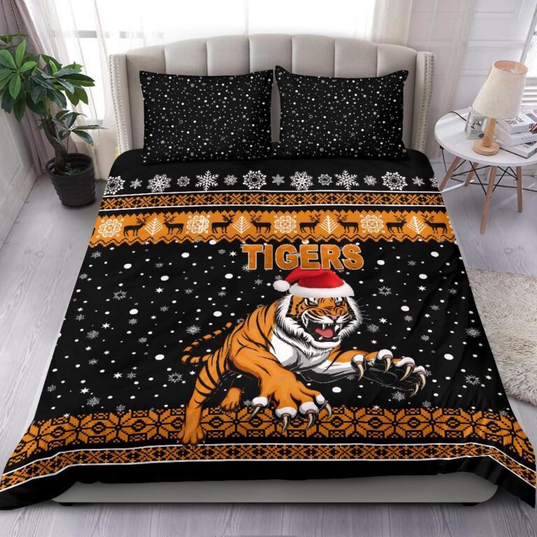 National Rugby League store - Loyal fans of Wests Tigers's Bedding Duvet Cover + 1/2 Pillow Cases:vintage National Rugby League suit,uniform,apparel,shirts,merch,hoodie,jackets,shorts,sweatshirt,outfits,clothes