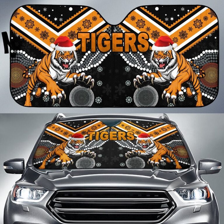 National Rugby League store - Loyal fans of Wests Tigers's Auto Sun Shades:vintage National Rugby League suit,uniform,apparel,shirts,merch,hoodie,jackets,shorts,sweatshirt,outfits,clothes