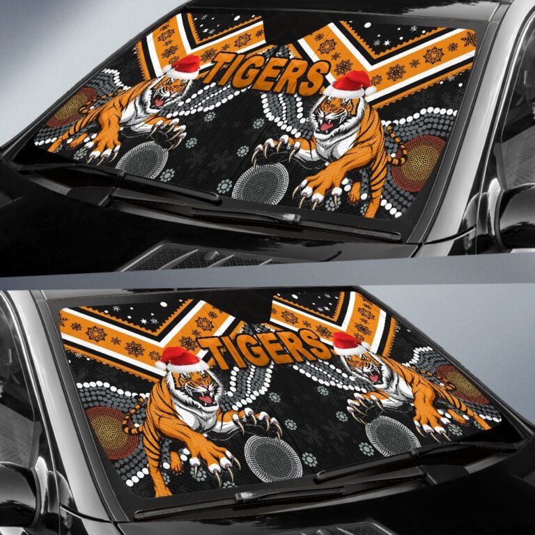 National Rugby League store - Loyal fans of Wests Tigers's Auto Sun Shades:vintage National Rugby League suit,uniform,apparel,shirts,merch,hoodie,jackets,shorts,sweatshirt,outfits,clothes