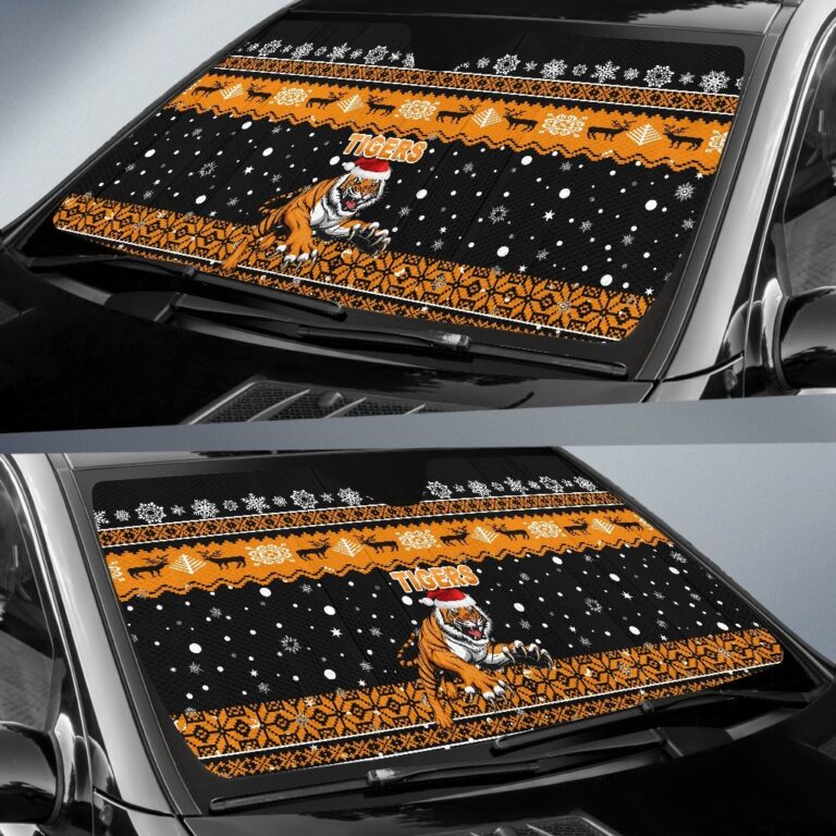 National Rugby League store - Loyal fans of Wests Tigers's Auto Sun Shades:vintage National Rugby League suit,uniform,apparel,shirts,merch,hoodie,jackets,shorts,sweatshirt,outfits,clothes