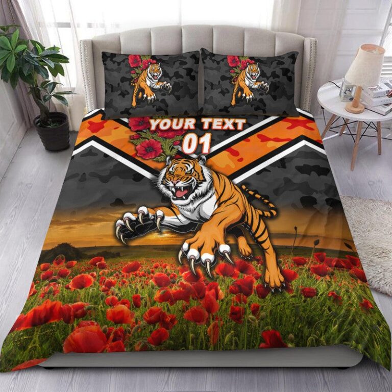 National Rugby League store - Loyal fans of Wests Tigers's Bedding Duvet Cover + 1/2 Pillow Cases:vintage National Rugby League suit,uniform,apparel,shirts,merch,hoodie,jackets,shorts,sweatshirt,outfits,clothes