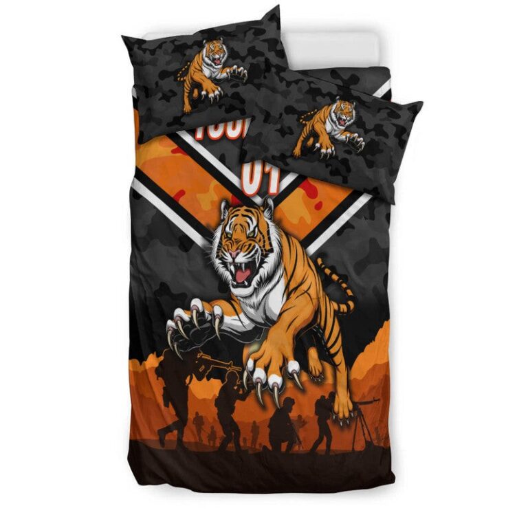 National Rugby League store - Loyal fans of Wests Tigers's Bedding Duvet Cover + 1/2 Pillow Cases:vintage National Rugby League suit,uniform,apparel,shirts,merch,hoodie,jackets,shorts,sweatshirt,outfits,clothes