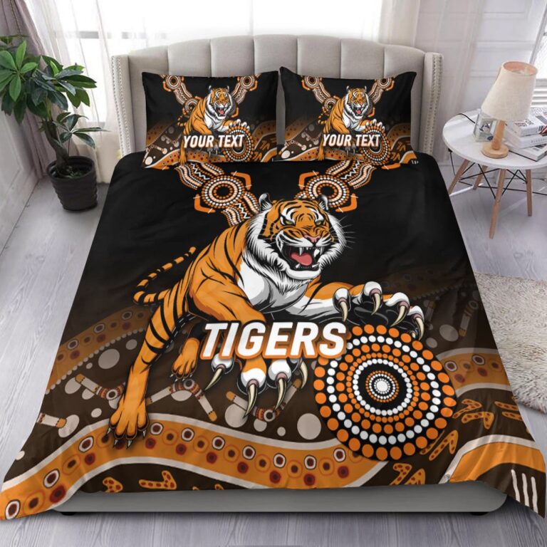 National Rugby League store - Loyal fans of Wests Tigers's Bedding Duvet Cover + 1/2 Pillow Cases:vintage National Rugby League suit,uniform,apparel,shirts,merch,hoodie,jackets,shorts,sweatshirt,outfits,clothes