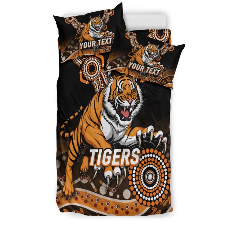 National Rugby League store - Loyal fans of Wests Tigers's Bedding Duvet Cover + 1/2 Pillow Cases:vintage National Rugby League suit,uniform,apparel,shirts,merch,hoodie,jackets,shorts,sweatshirt,outfits,clothes