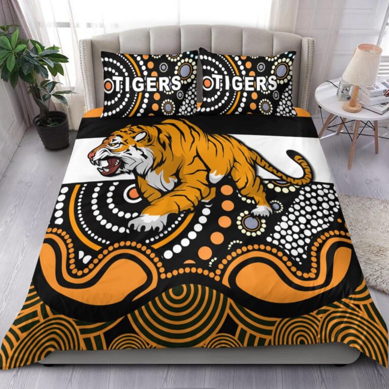 National Rugby League store - Loyal fans of Wests Tigers's Bedding Duvet Cover + 1/2 Pillow Cases:vintage National Rugby League suit,uniform,apparel,shirts,merch,hoodie,jackets,shorts,sweatshirt,outfits,clothes