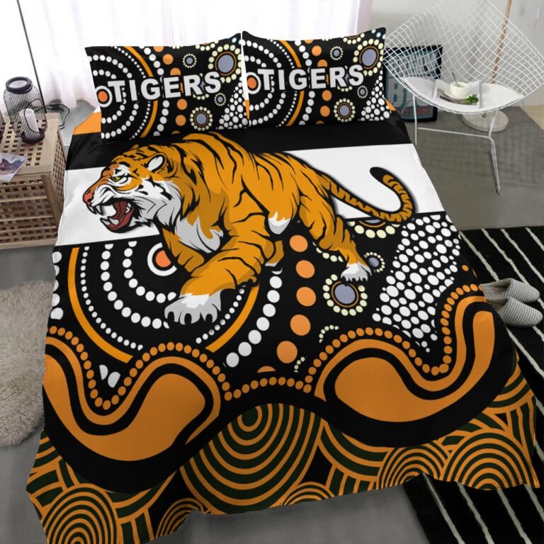 National Rugby League store - Loyal fans of Wests Tigers's Bedding Duvet Cover + 1/2 Pillow Cases:vintage National Rugby League suit,uniform,apparel,shirts,merch,hoodie,jackets,shorts,sweatshirt,outfits,clothes