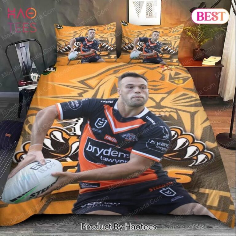 National Rugby League store - Loyal fans of Wests Tigers's Bedding Duvet Cover + 1/2 Pillow Cases:vintage National Rugby League suit,uniform,apparel,shirts,merch,hoodie,jackets,shorts,sweatshirt,outfits,clothes