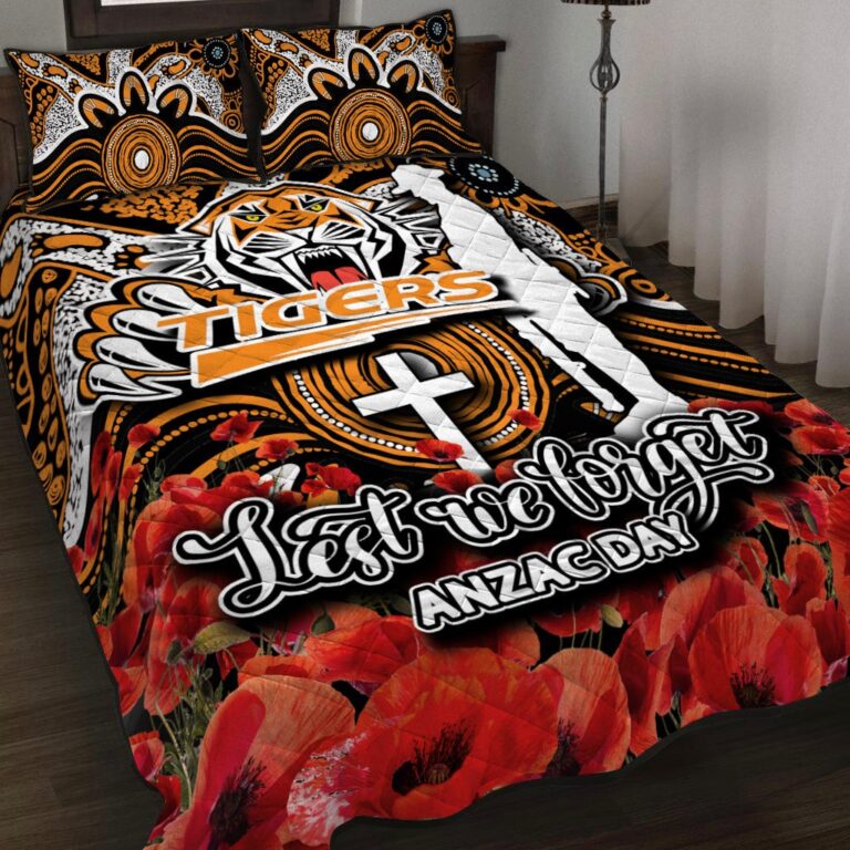 National Rugby League store - Loyal fans of Wests Tigers's Quilt + 1/2 Pillow Cases:vintage National Rugby League suit,uniform,apparel,shirts,merch,hoodie,jackets,shorts,sweatshirt,outfits,clothes