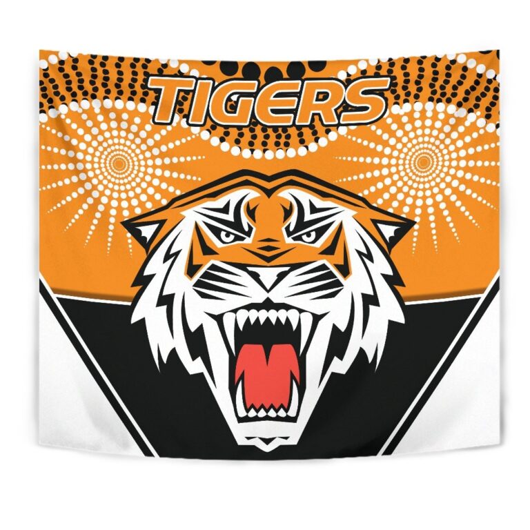 National Rugby League store - Loyal fans of Wests Tigers's Wall Tapestry:vintage National Rugby League suit,uniform,apparel,shirts,merch,hoodie,jackets,shorts,sweatshirt,outfits,clothes