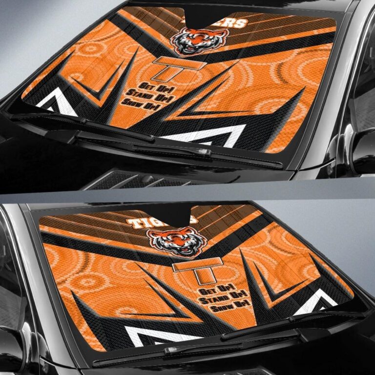 National Rugby League store - Loyal fans of Wests Tigers's Auto Sun Shades:vintage National Rugby League suit,uniform,apparel,shirts,merch,hoodie,jackets,shorts,sweatshirt,outfits,clothes
