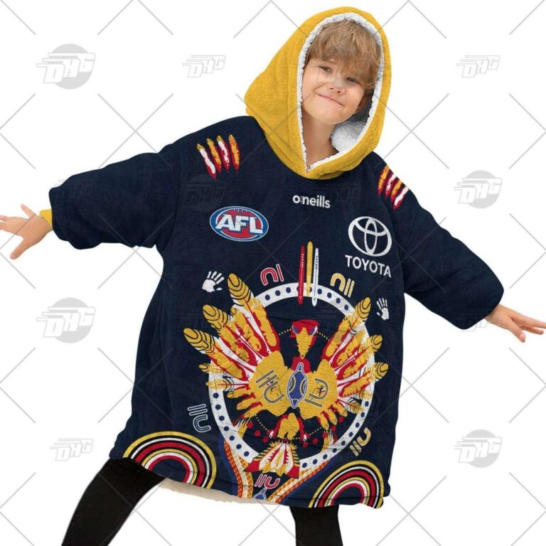 Australian Football League store - Loyal fans of Adelaide Football Club's Unisex Oodie,Kid Oodie:vintage Australian Football League suit,uniform,apparel,shirts,merch,hoodie,jackets,shorts,sweatshirt,outfits,clothes