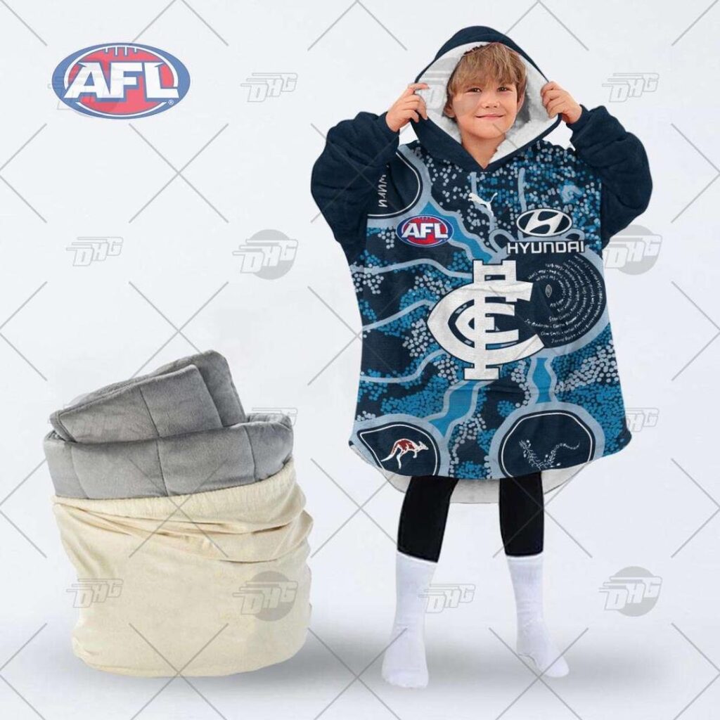 Australian Football League store - Loyal fans of Carlton Football Club's Unisex Oodie,Kid Oodie:vintage Australian Football League suit,uniform,apparel,shirts,merch,hoodie,jackets,shorts,sweatshirt,outfits,clothes