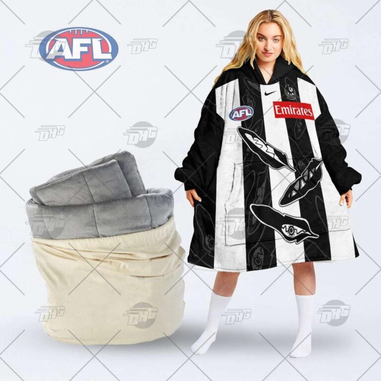 Australian Football League store - Loyal fans of Collingwood Football Club's Unisex Oodie,Kid Oodie:vintage Australian Football League suit,uniform,apparel,shirts,merch,hoodie,jackets,shorts,sweatshirt,outfits,clothes