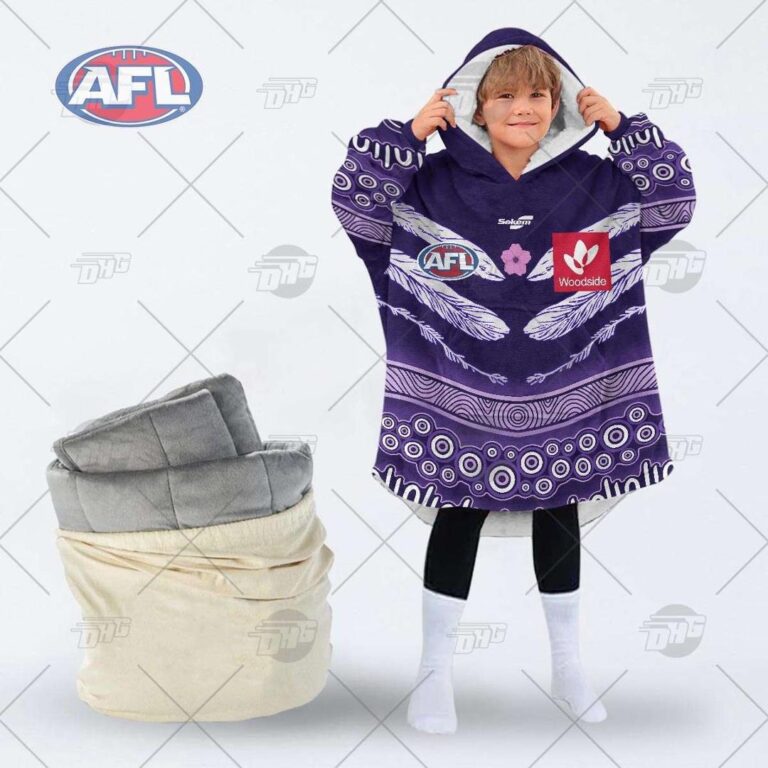 Australian Football League store - Loyal fans of Fremantle Football Club's Unisex Oodie,Kid Oodie:vintage Australian Football League suit,uniform,apparel,shirts,merch,hoodie,jackets,shorts,sweatshirt,outfits,clothes