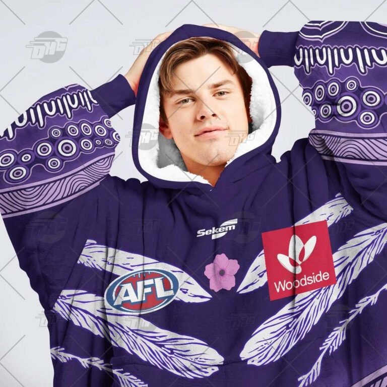 Australian Football League store - Loyal fans of Fremantle Football Club's Unisex Oodie,Kid Oodie:vintage Australian Football League suit,uniform,apparel,shirts,merch,hoodie,jackets,shorts,sweatshirt,outfits,clothes