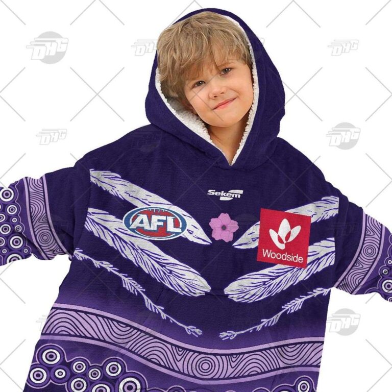 Australian Football League store - Loyal fans of Fremantle Football Club's Unisex Oodie,Kid Oodie:vintage Australian Football League suit,uniform,apparel,shirts,merch,hoodie,jackets,shorts,sweatshirt,outfits,clothes