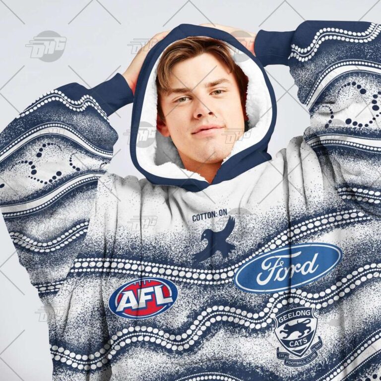 Australian Football League store - Loyal fans of Geelong Football Club's Unisex Oodie,Kid Oodie:vintage Australian Football League suit,uniform,apparel,shirts,merch,hoodie,jackets,shorts,sweatshirt,outfits,clothes