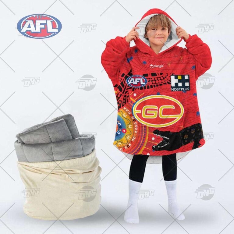 Australian Football League store - Loyal fans of Gold Coast Suns's Unisex Oodie,Kid Oodie:vintage Australian Football League suit,uniform,apparel,shirts,merch,hoodie,jackets,shorts,sweatshirt,outfits,clothes