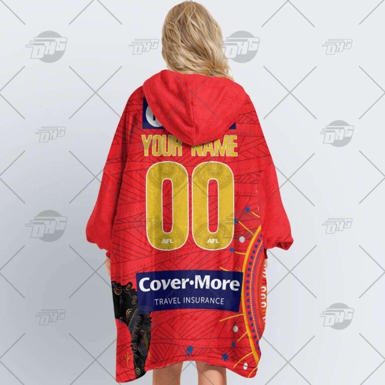 Australian Football League store - Loyal fans of Gold Coast Suns's Unisex Oodie,Kid Oodie:vintage Australian Football League suit,uniform,apparel,shirts,merch,hoodie,jackets,shorts,sweatshirt,outfits,clothes