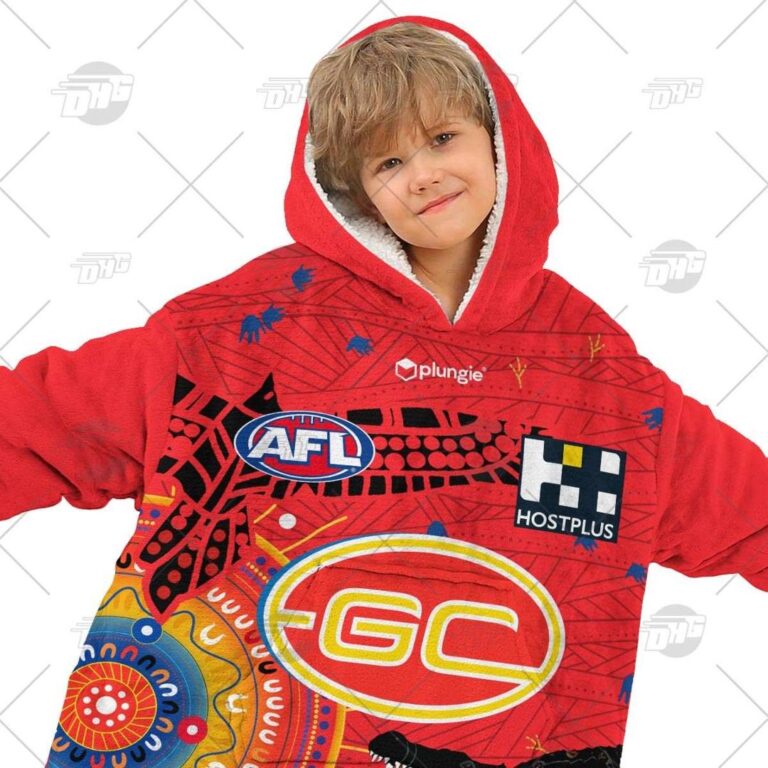 Australian Football League store - Loyal fans of Gold Coast Suns's Unisex Oodie,Kid Oodie:vintage Australian Football League suit,uniform,apparel,shirts,merch,hoodie,jackets,shorts,sweatshirt,outfits,clothes