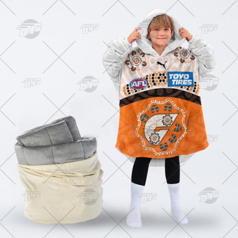 Australian Football League store - Loyal fans of Greater Western Sydney Giants's Unisex Oodie,Kid Oodie:vintage Australian Football League suit,uniform,apparel,shirts,merch,hoodie,jackets,shorts,sweatshirt,outfits,clothes