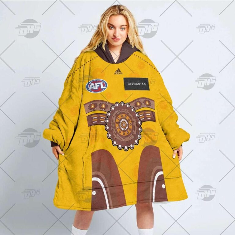 Australian Football League store - Loyal fans of Hawthorn Football Club's Unisex Oodie,Kid Oodie:vintage Australian Football League suit,uniform,apparel,shirts,merch,hoodie,jackets,shorts,sweatshirt,outfits,clothes