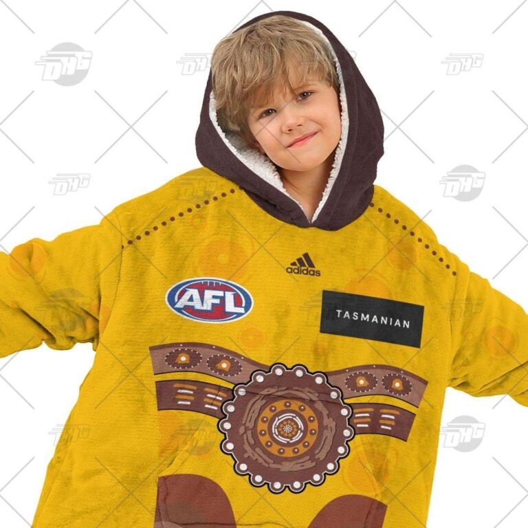 Australian Football League store - Loyal fans of Hawthorn Football Club's Unisex Oodie,Kid Oodie:vintage Australian Football League suit,uniform,apparel,shirts,merch,hoodie,jackets,shorts,sweatshirt,outfits,clothes