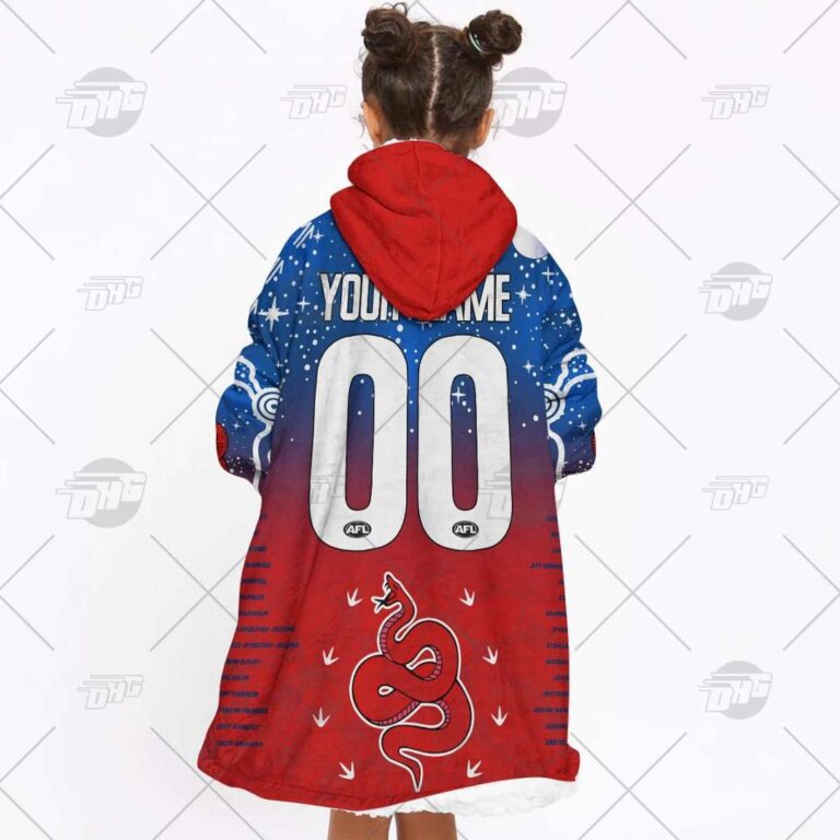 Australian Football League store - Loyal fans of Melbourne Football Club's Unisex Oodie,Kid Oodie:vintage Australian Football League suit,uniform,apparel,shirts,merch,hoodie,jackets,shorts,sweatshirt,outfits,clothes