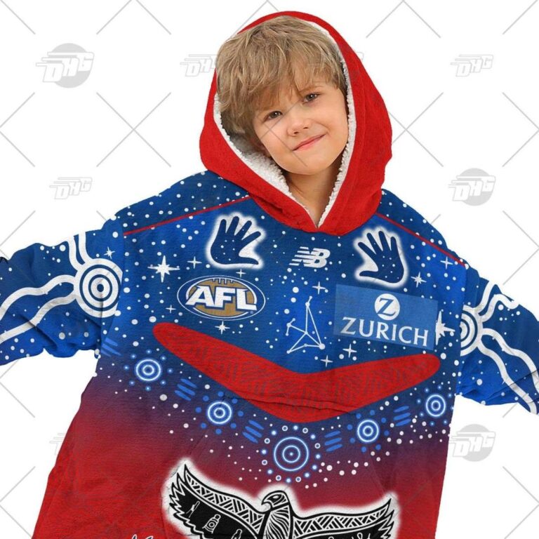 Australian Football League store - Loyal fans of Melbourne Football Club's Unisex Oodie,Kid Oodie:vintage Australian Football League suit,uniform,apparel,shirts,merch,hoodie,jackets,shorts,sweatshirt,outfits,clothes