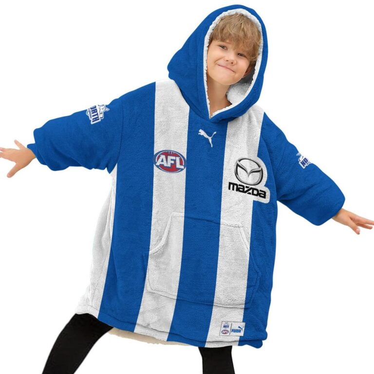 Australian Football League store - Loyal fans of North Melbourne Football Club's Unisex Oodie,Kid Oodie:vintage Australian Football League suit,uniform,apparel,shirts,merch,hoodie,jackets,shorts,sweatshirt,outfits,clothes