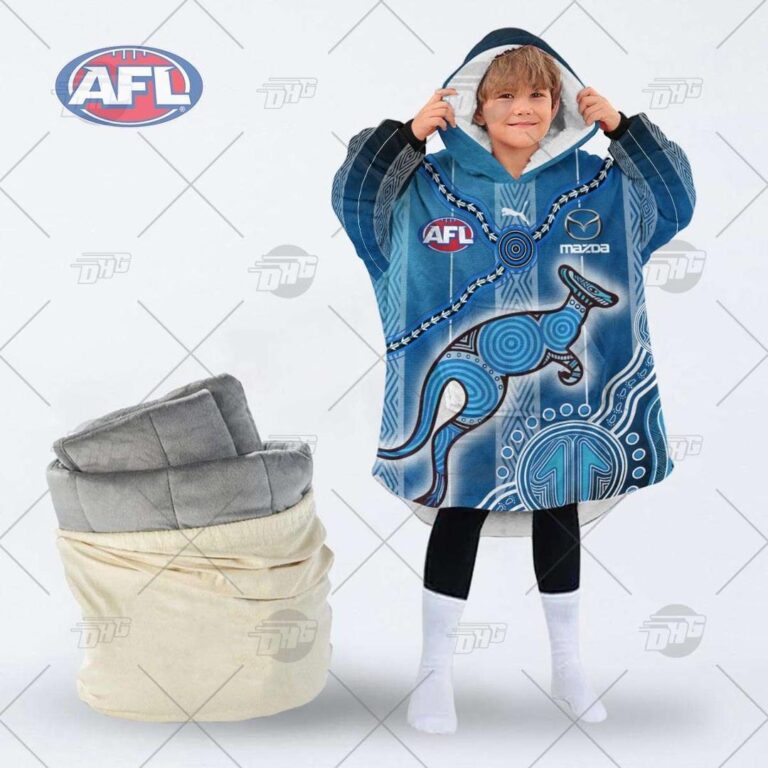 Australian Football League store - Loyal fans of North Melbourne Football Club's Unisex Oodie,Kid Oodie:vintage Australian Football League suit,uniform,apparel,shirts,merch,hoodie,jackets,shorts,sweatshirt,outfits,clothes