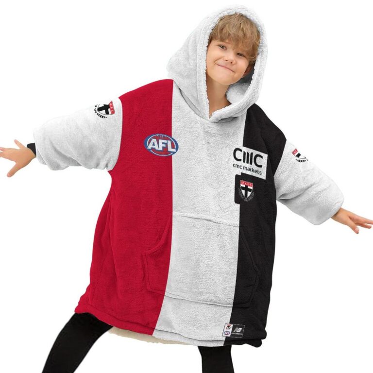 Australian Football League store - Loyal fans of St Kilda Football Club's Unisex Oodie,Kid Oodie:vintage Australian Football League suit,uniform,apparel,shirts,merch,hoodie,jackets,shorts,sweatshirt,outfits,clothes